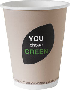 BioPak Coffee Cup YOU 0.35 L 1 Carton (16 x 50 Pieces = 800 Pieces)