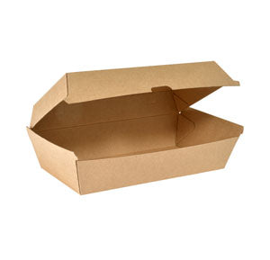 BioPak Calm Menu Box Large Brown 1.10 L 1 Carton (4 x 45 Pieces = 180 Pieces)